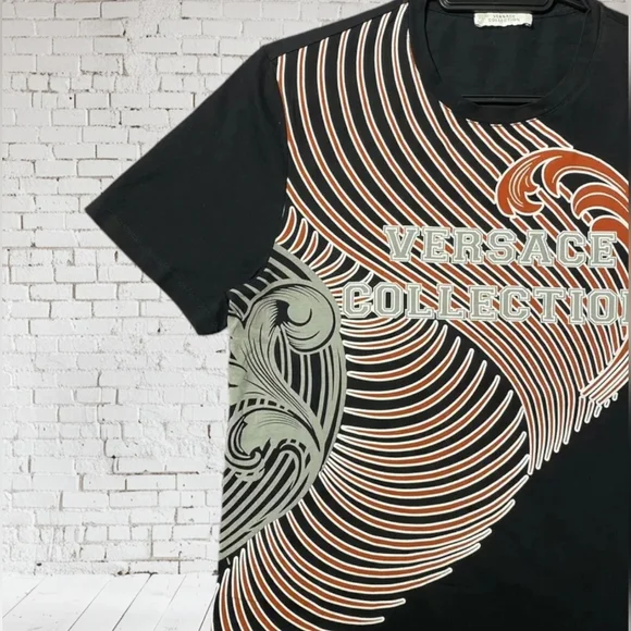 NWT Authentic VERSACE COLLECTION Graphic T-Shirt Men's Large with COA - Picture 9 of 9